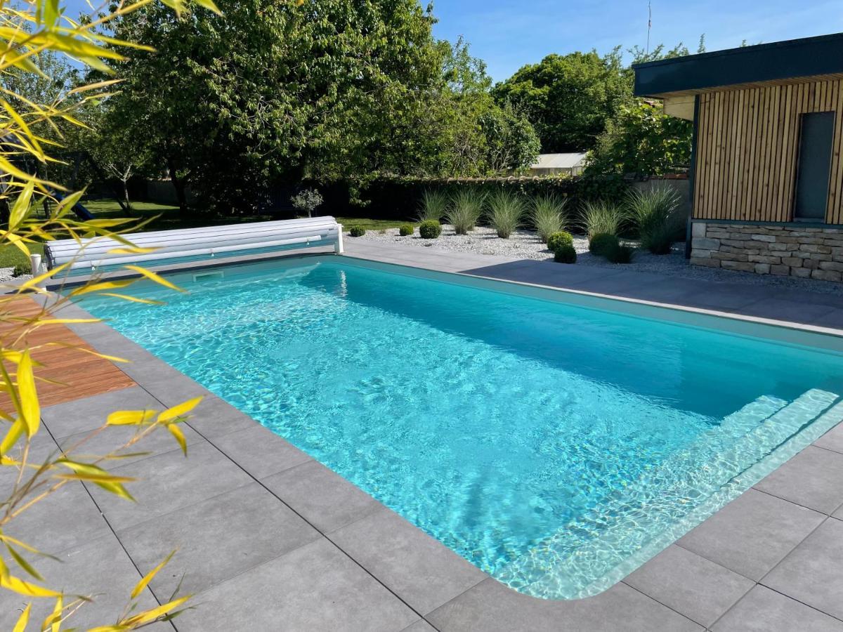 Sejour Detente - Appart'Hotel N 1 Avec Jaccuzi, Piscine Et Petit-Dejeuner Chouzelot Bagian luar foto